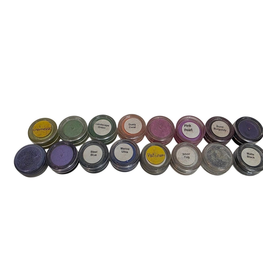Huge Lot of MAC Pigment Powder Loose Eyeshadow Glitter Pots Jars Samples